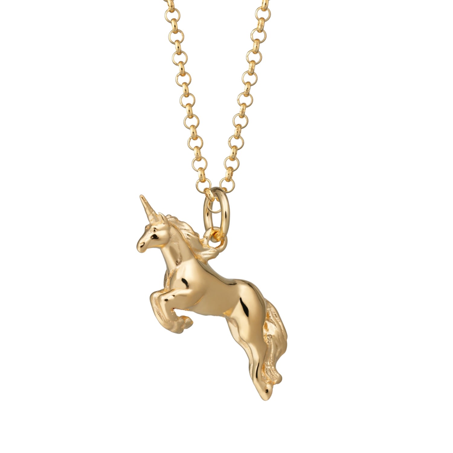 Women’s Gold Unicorn Necklace Scream Pretty