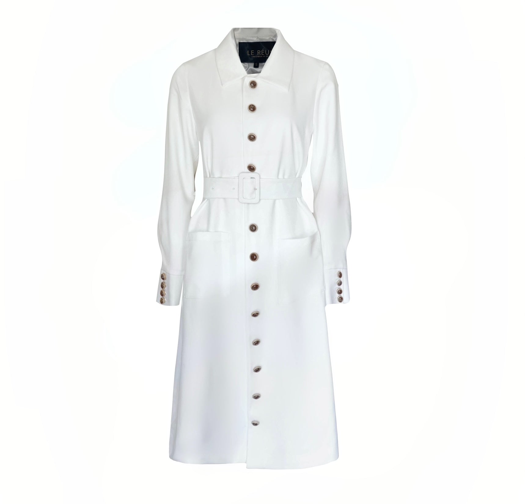 Le Réussi Women's Monique White Coat