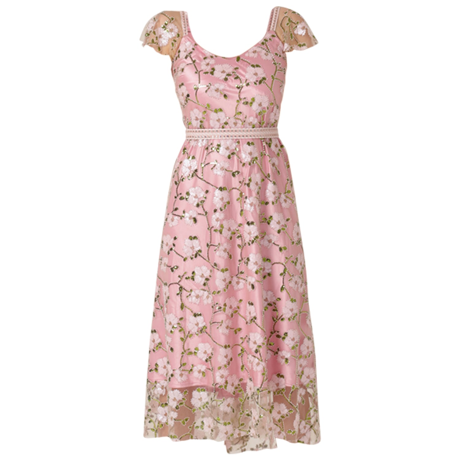 Sacha Drake Women's Pink / Purple Anna's Hummingbird Dress In Pink/purple