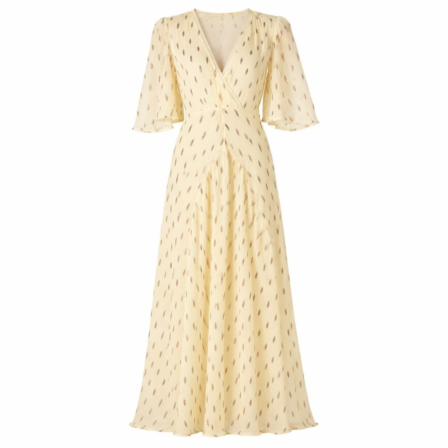 knee length dresses for ladies Shining Stars Sequin Maxi in Yellow – Bottoms Up Boutique main image 0