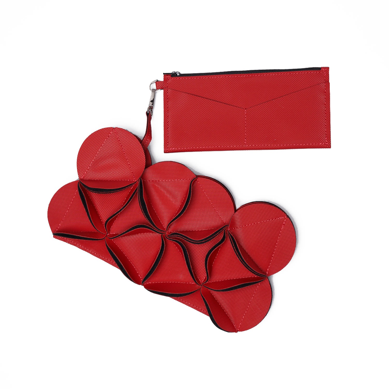Elemood_japan Women's Blossom Rectangle Shoulder Bag Red | ModeSens