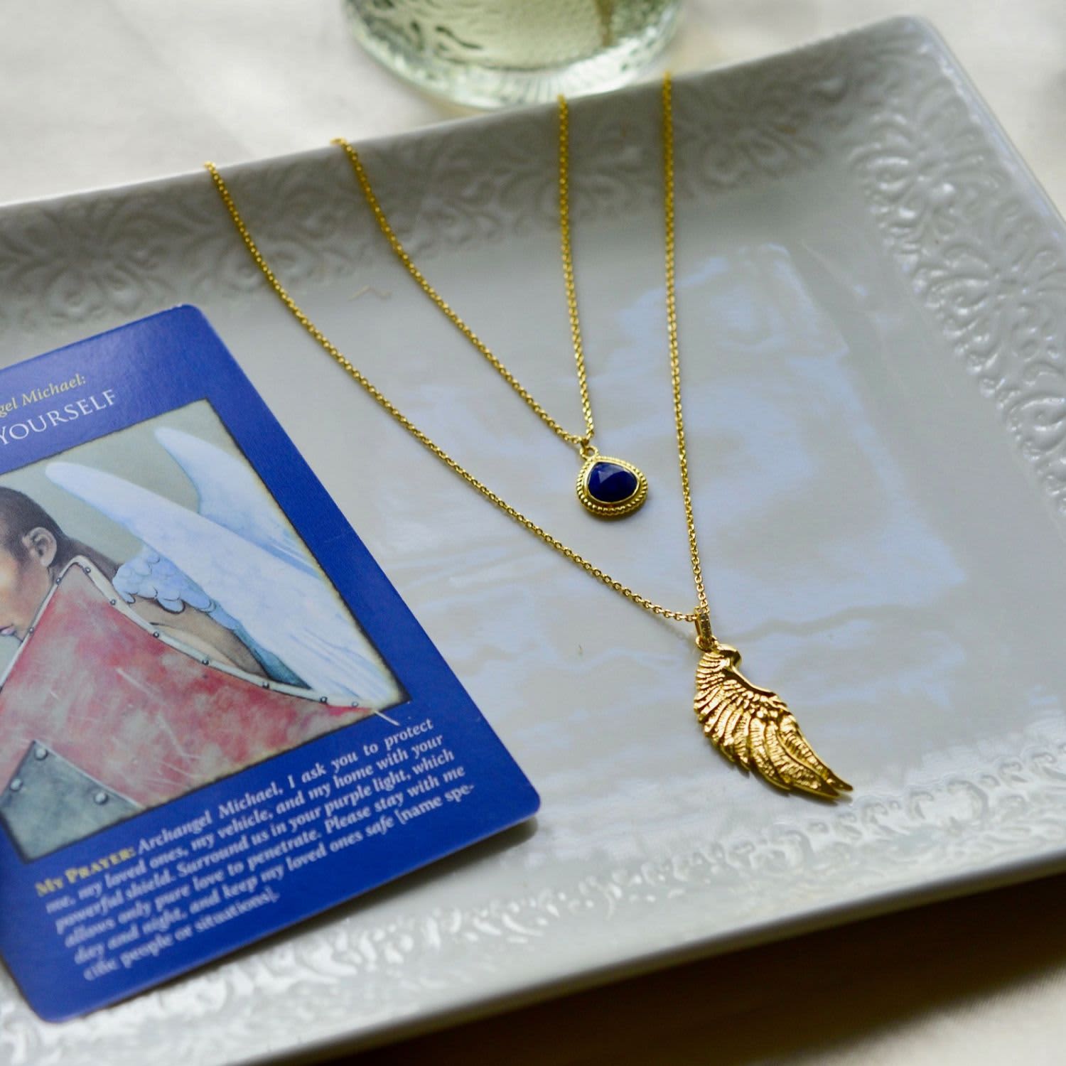 Angel of protection necklace best sale