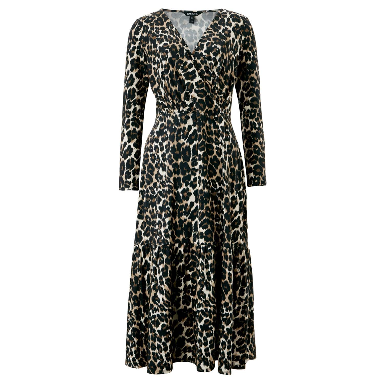Abigail Dress In Leopard Print (XXS) | Baukjen | Wolf & Badger