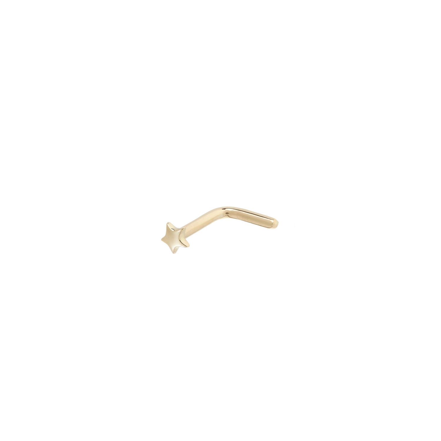 Zohreh V. Jewellery Women's Star Nose Stud 9k Gold In Gold