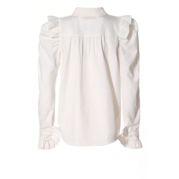 Aggi By Halewski Fany Whisper White Blouse In White