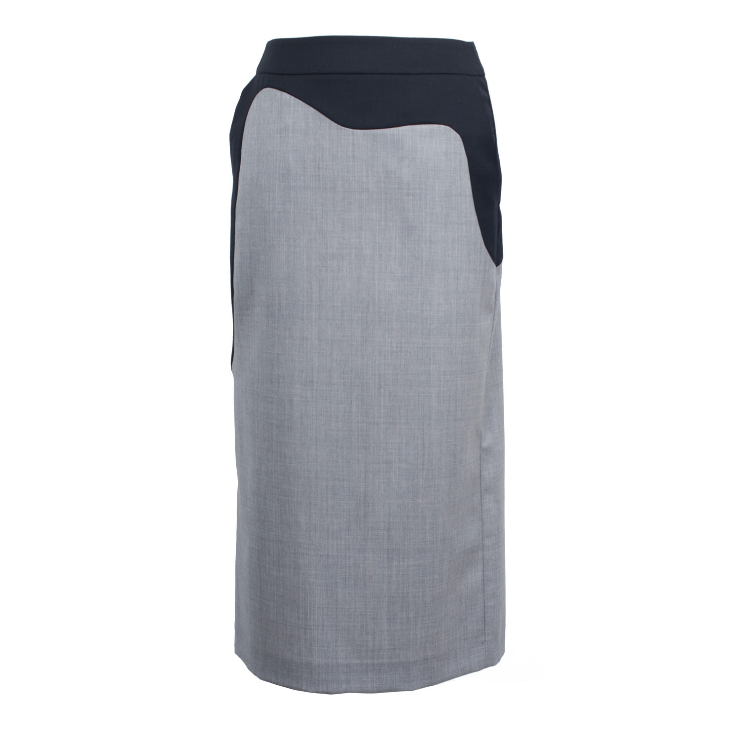 Laura Daili Women's Black / Grey Midi Skirt - Glass Poem In Multi