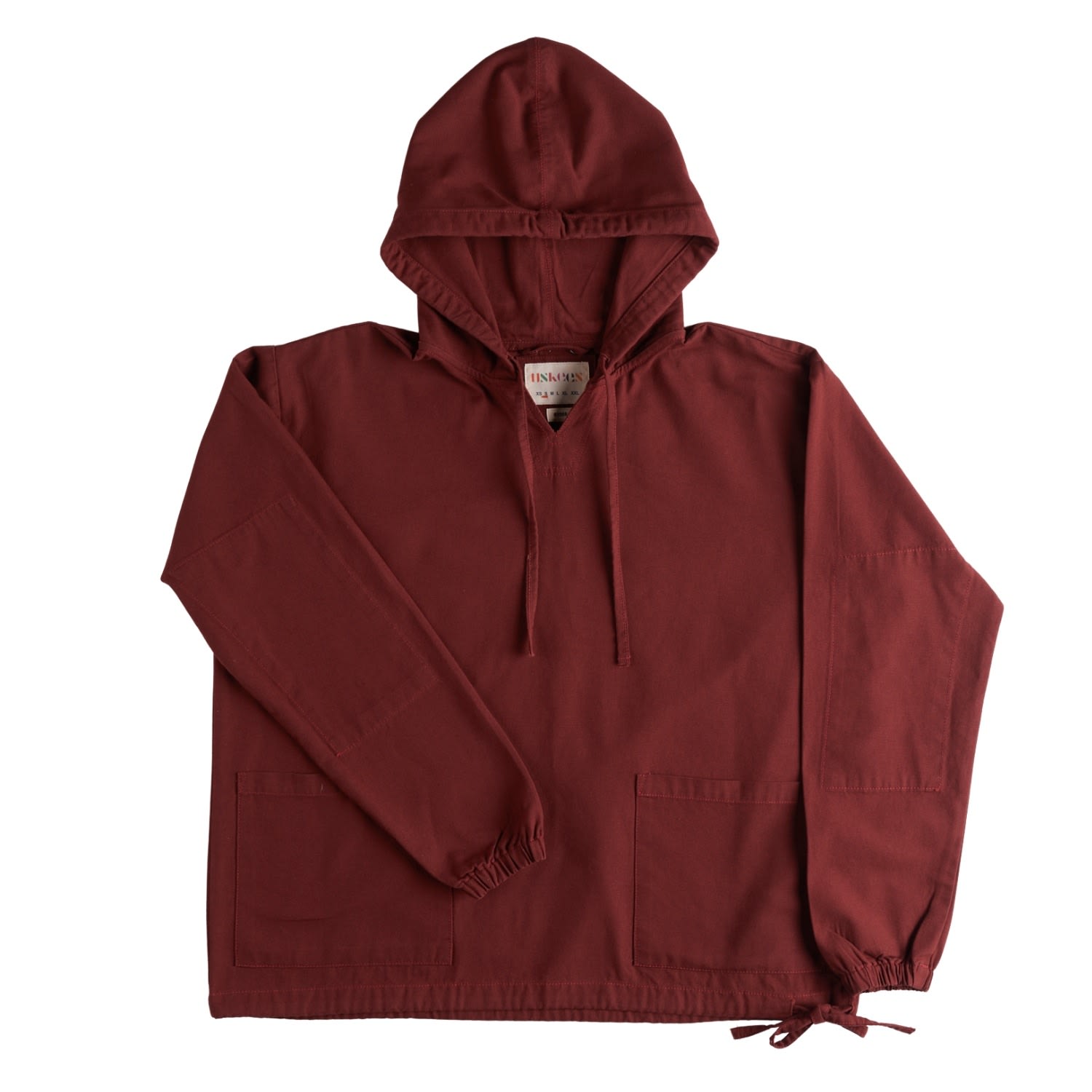 Men’s Red 3008 Smock - Merlot Medium Uskees