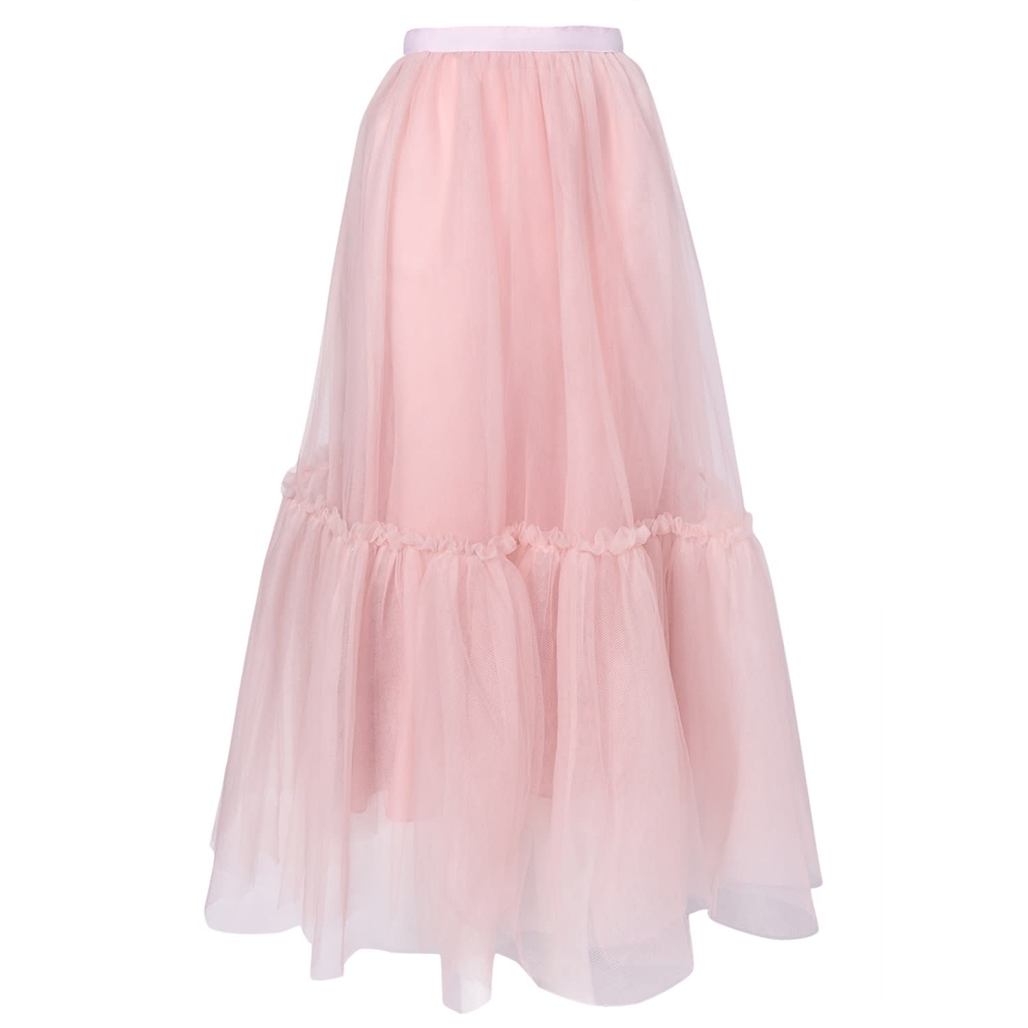 pink tulle skater dress