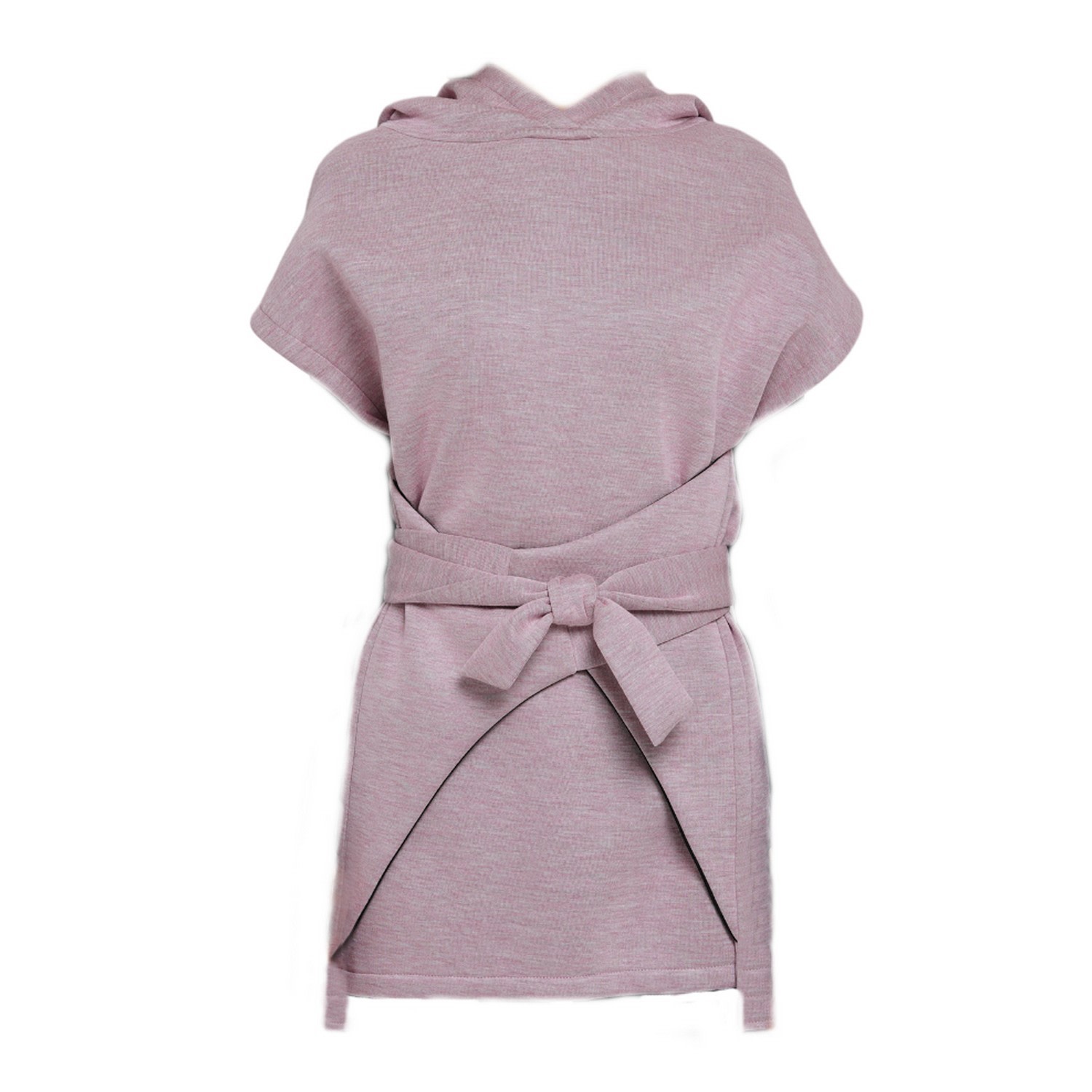 MONOSUIT WOMEN'S PINK / BLACK WARM HOODED VEST ROSE/BLACK REVERSIBLE