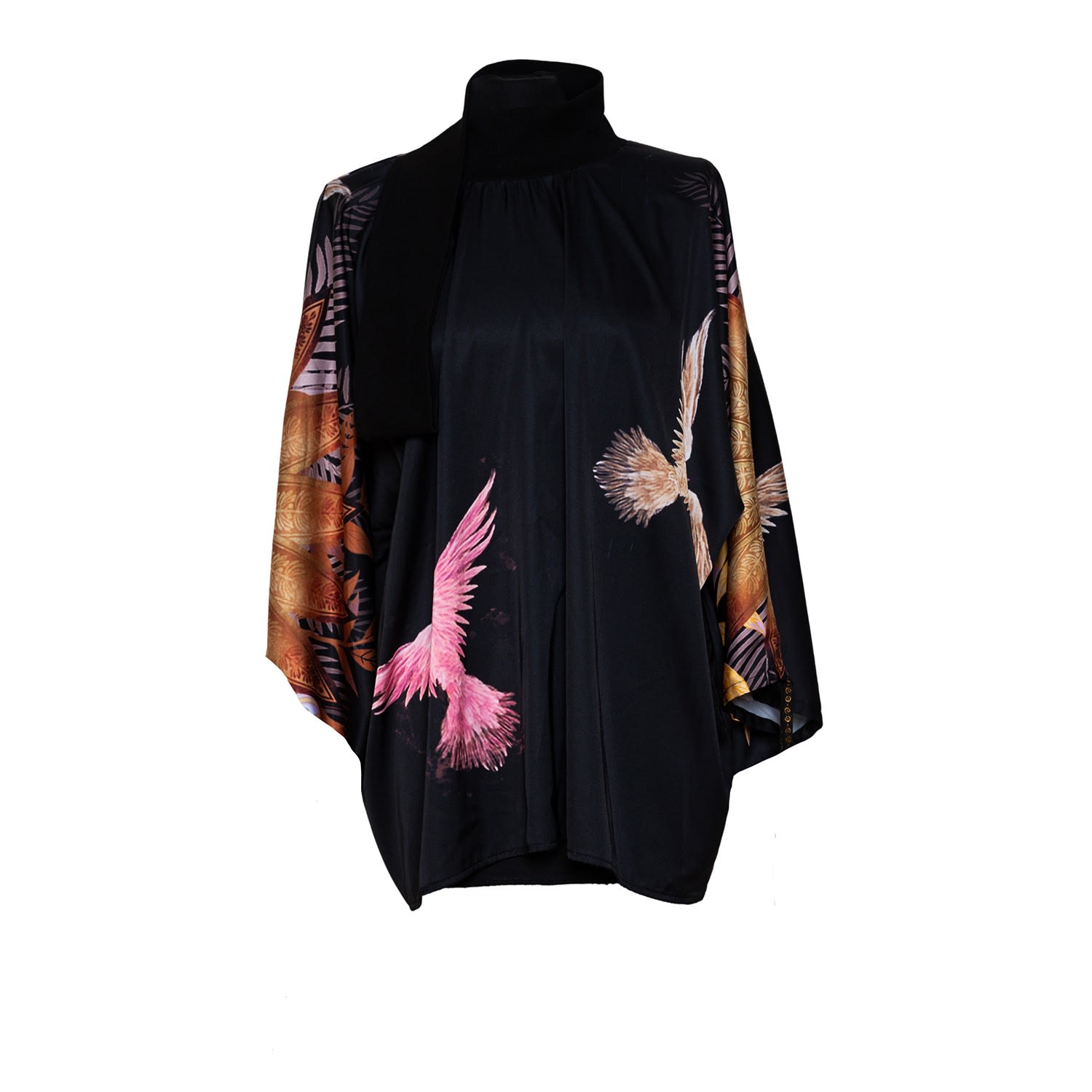 Artista Women's Black Stars Silky Dress In Black