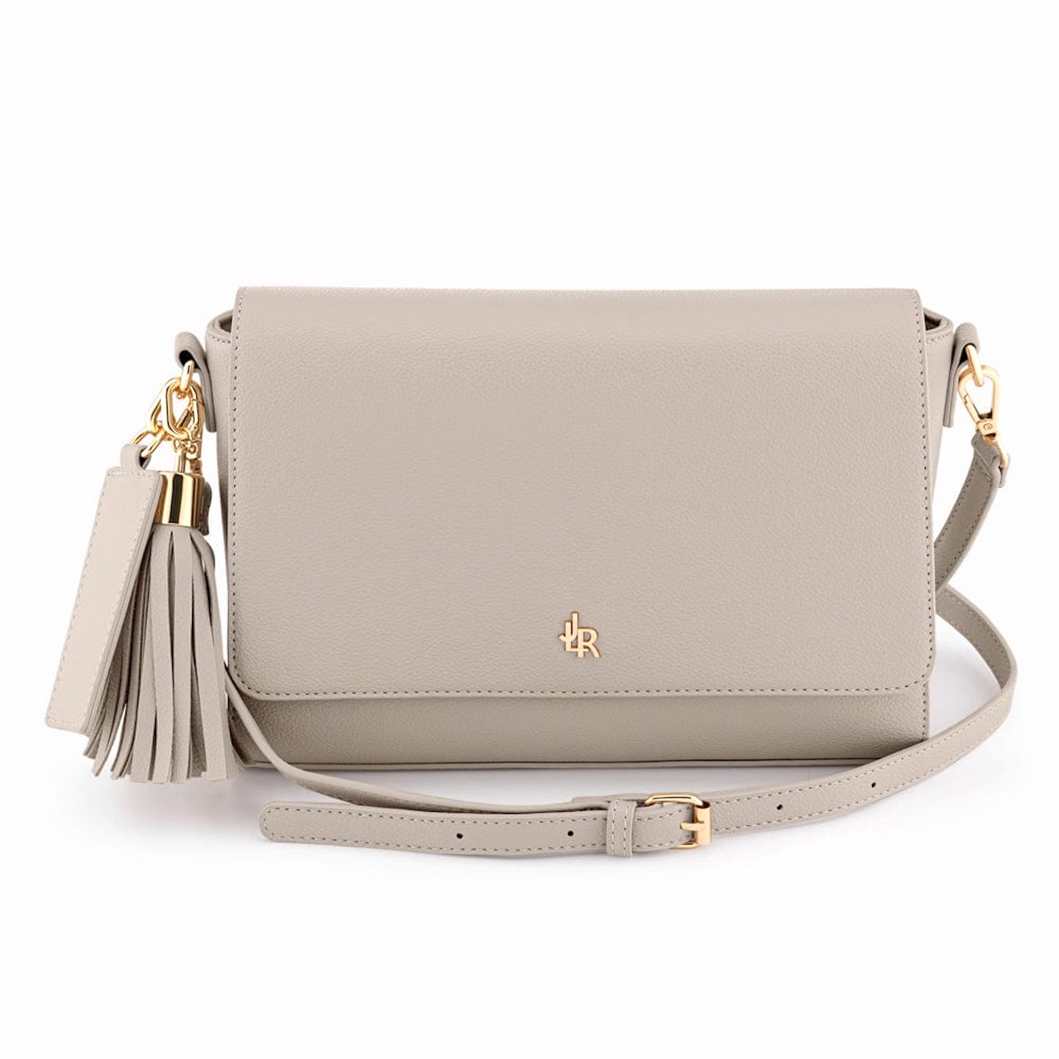 Women’s Neutrals Brixton Maxi Crossbody Bag - Taupe Jlr London