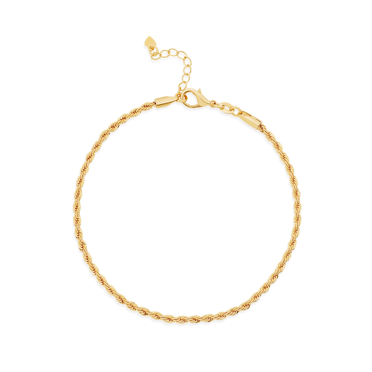 Shymi Women's Rope Anklet - Gold In Gold