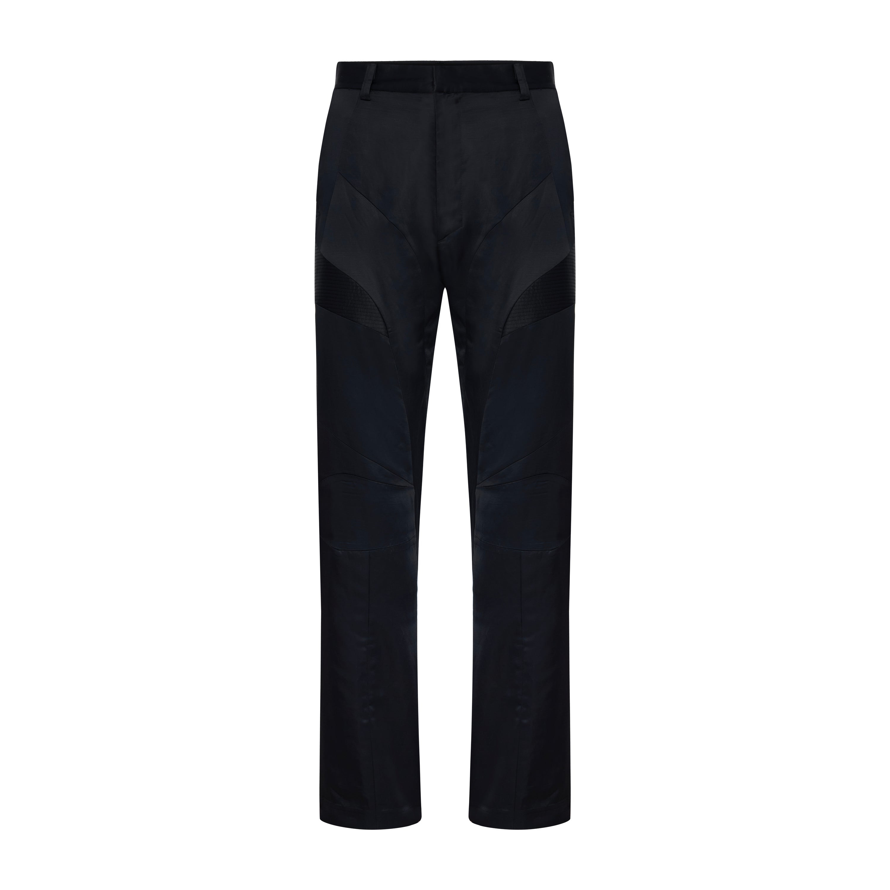 Pcfg Men's Black Linen & Cotton Blend Shiny Woven Regular Fit Pant In Black