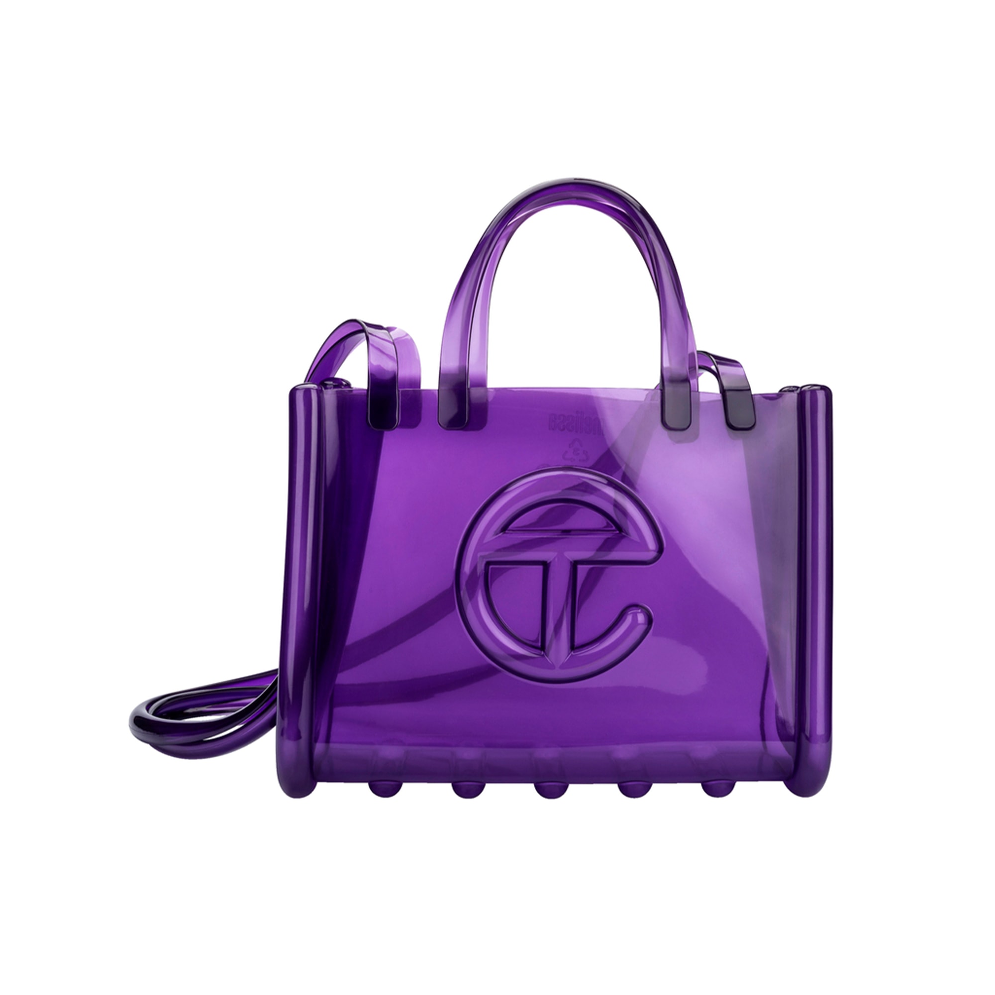 Melissa Women's Pink / Purple Medium Jelly Shopper Ii X Telfar - Purple In Pink/purple