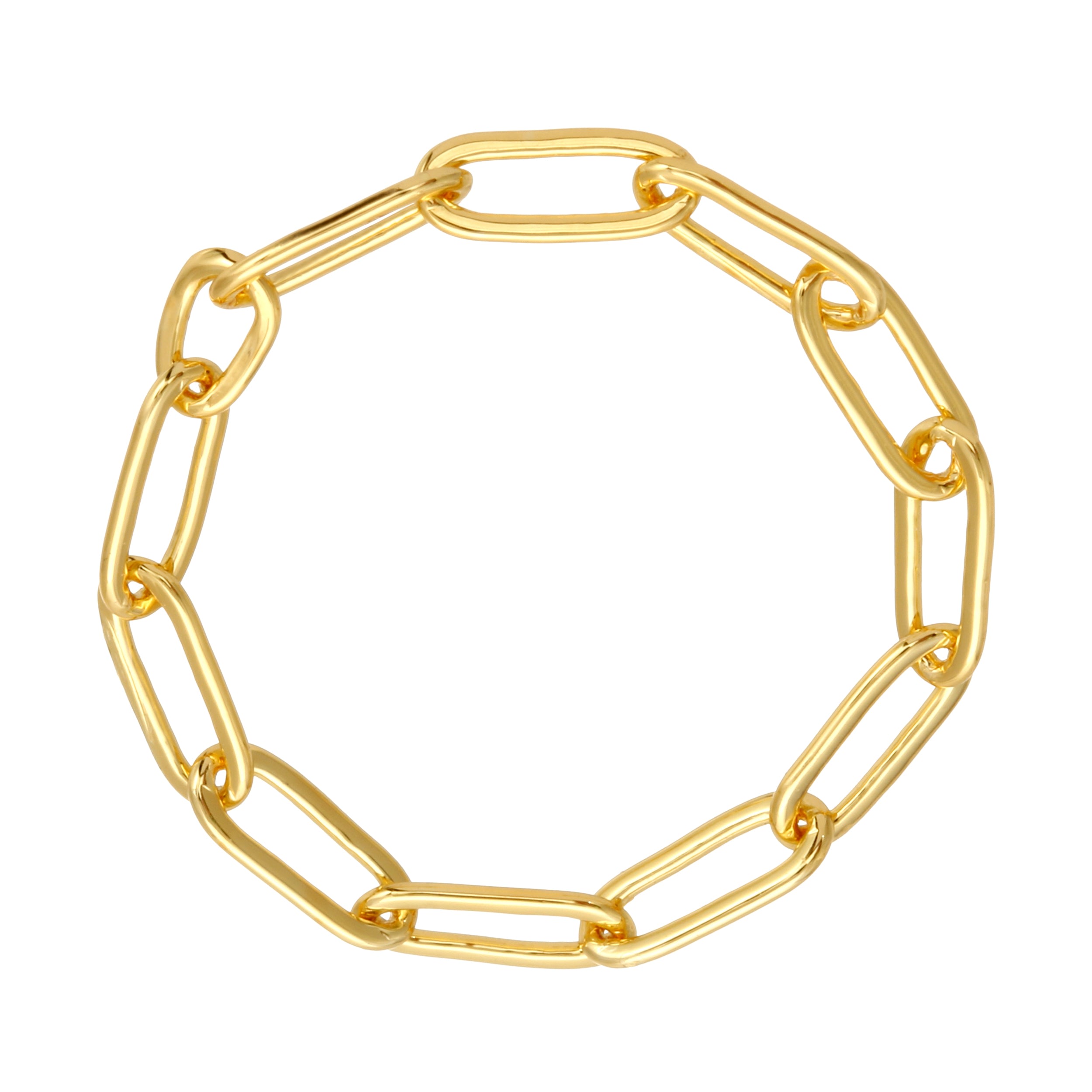 Women’s Gold Catena Chain Ring Leeada Jewelry