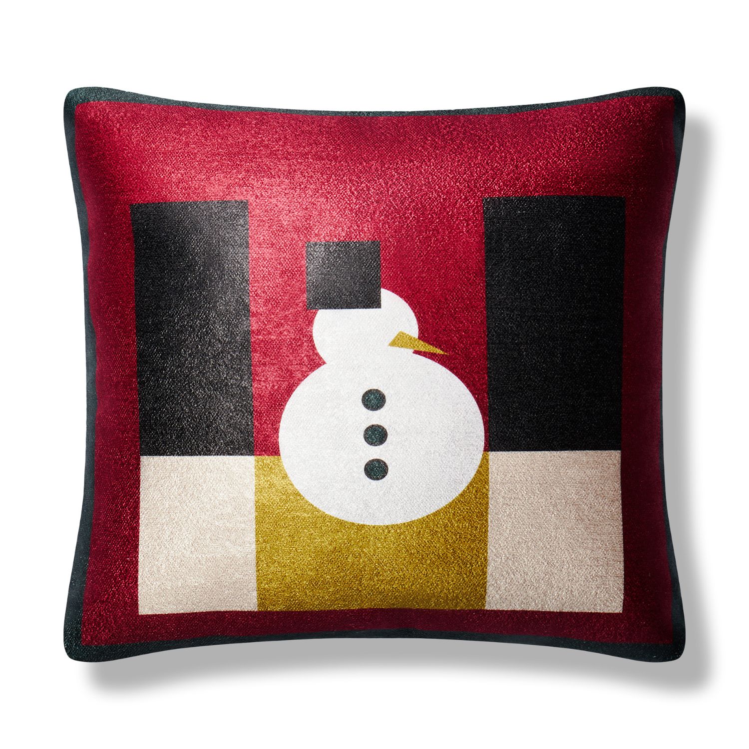 Funky Snowman Christmas Pillow Large Large Bless My Funk Home