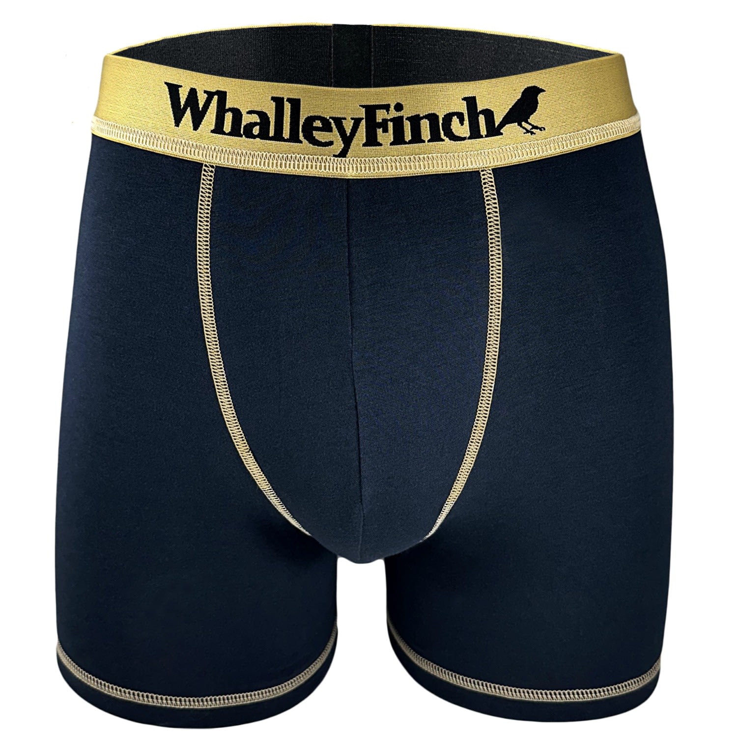 Whalley Finch Men's Blue Everyday Vibe Navy Boxer Brief In Blue