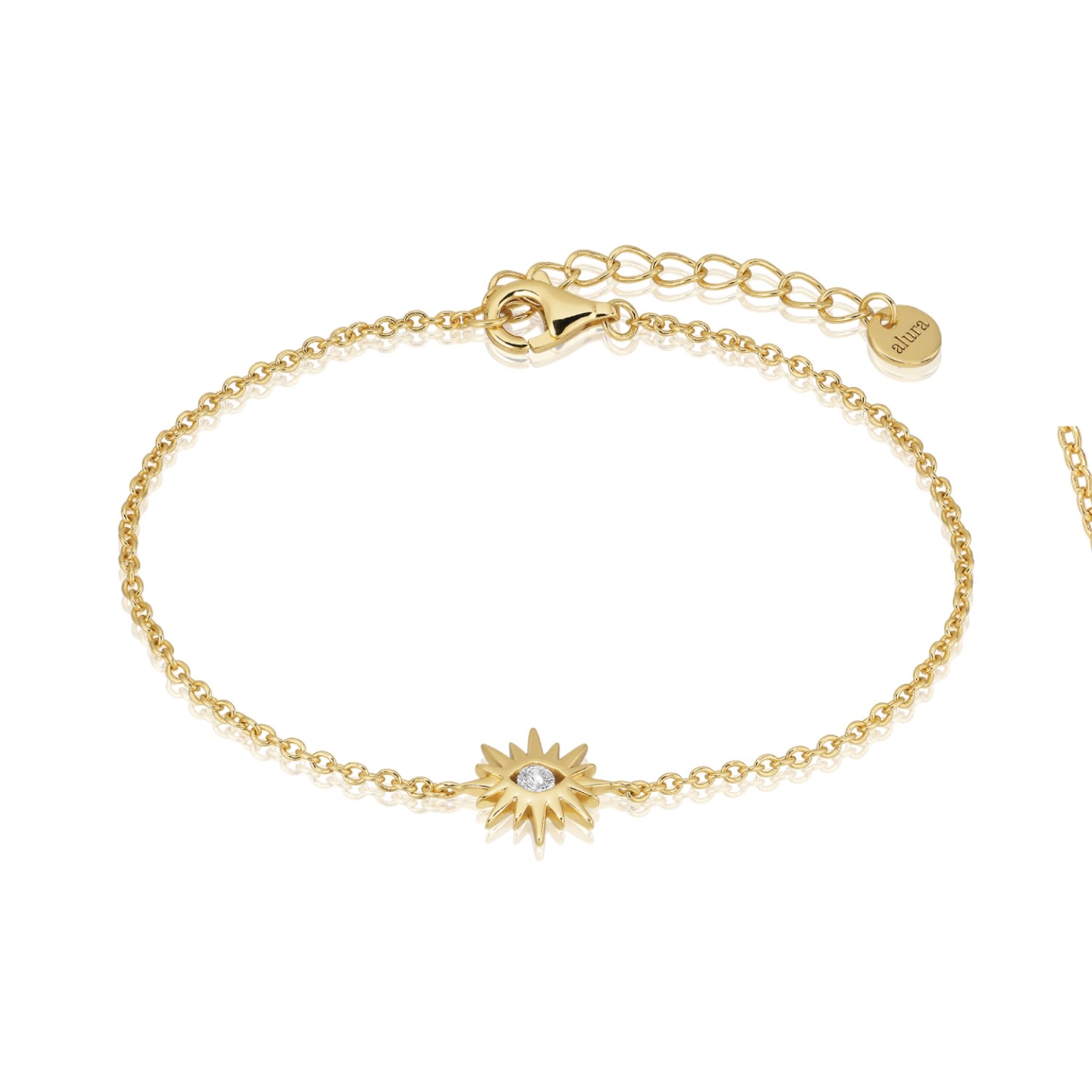 Alura Copenhagen Jewellery Women's White Eclipse Bracelet With Eye & Zirconia