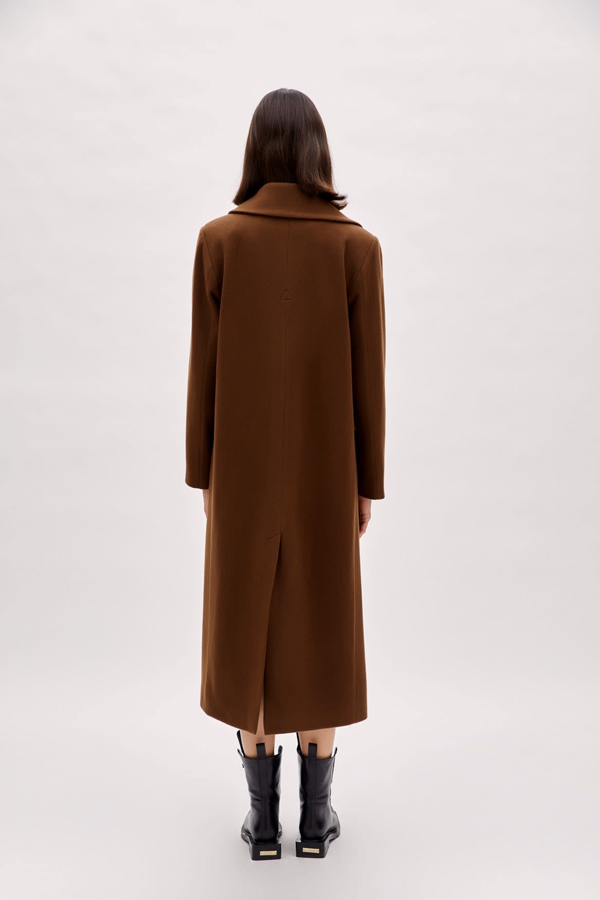 Wool Coat - Brown | PCFG | Wolf & Badger