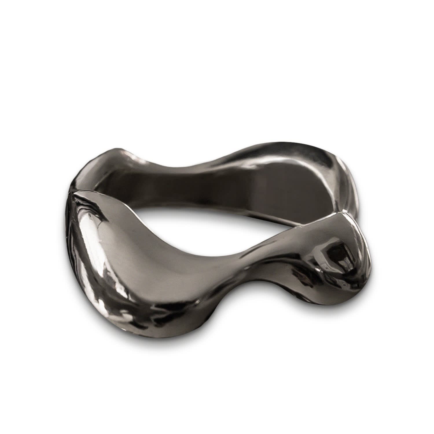 Paukst Studio Women's Silver Wave Ring