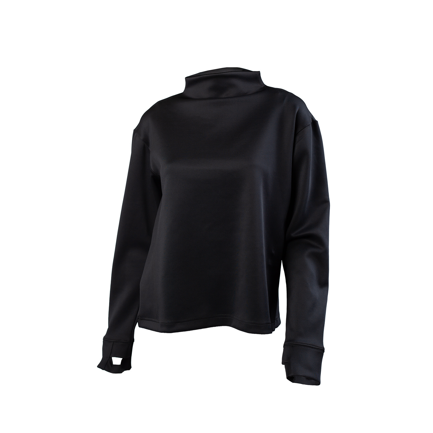 Duofit Maternity Activewear Women's Black Mimi Pullover