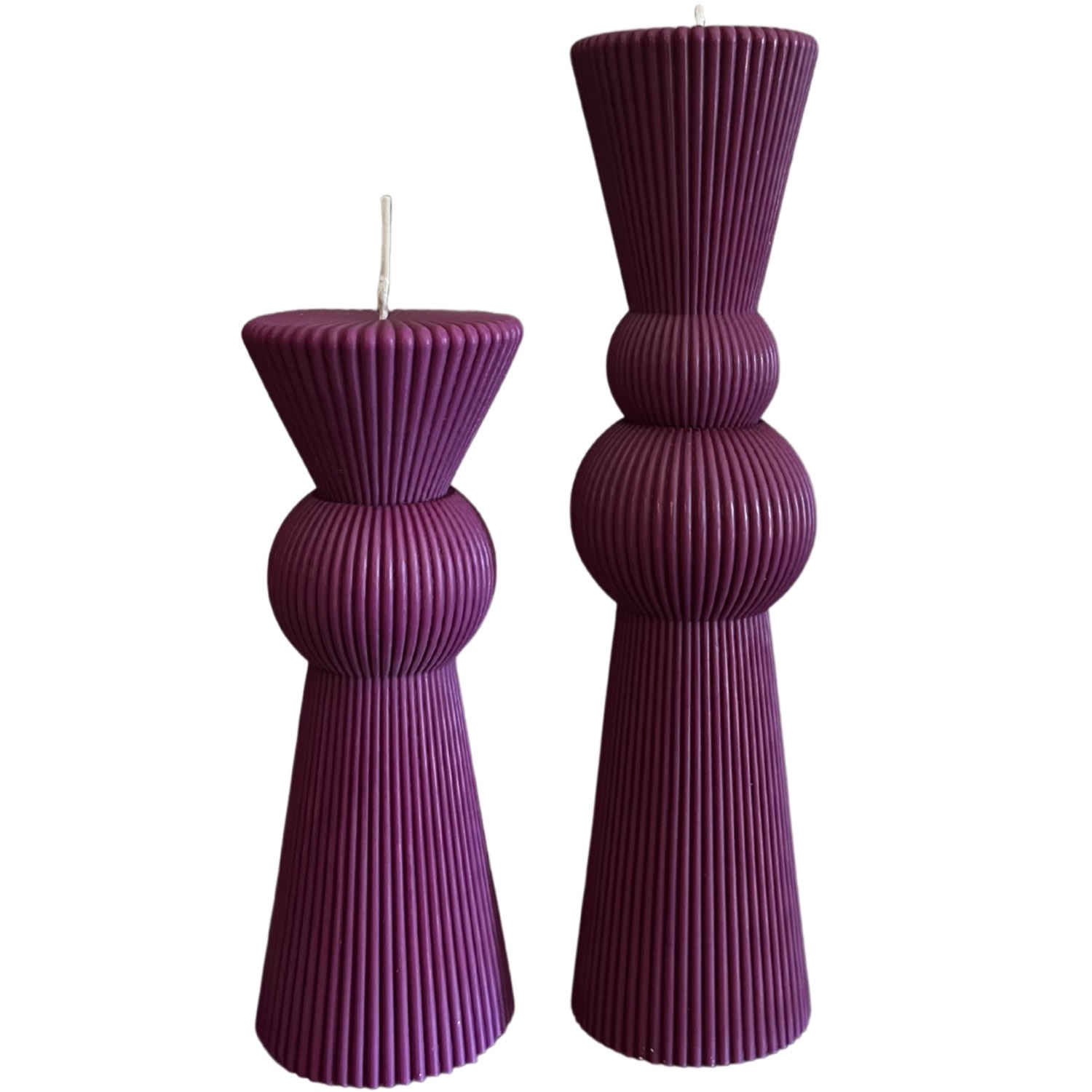 Pink / Purple Chandelle - Plum Neos Candlestudio