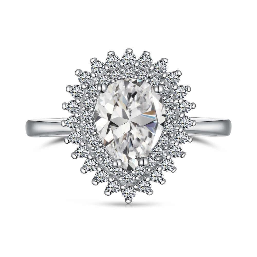 Viviana Halil Women's The Celine Ring – Sterling Silver Feminine Statement Ring In Silver