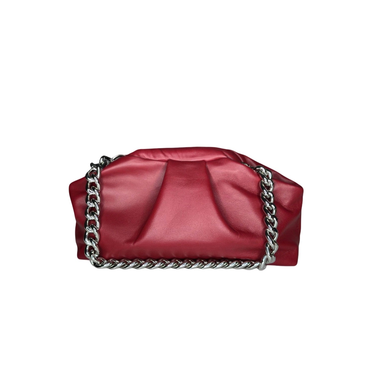 Ruj Heritage Women's Red Mini Puffy Bag Cherry