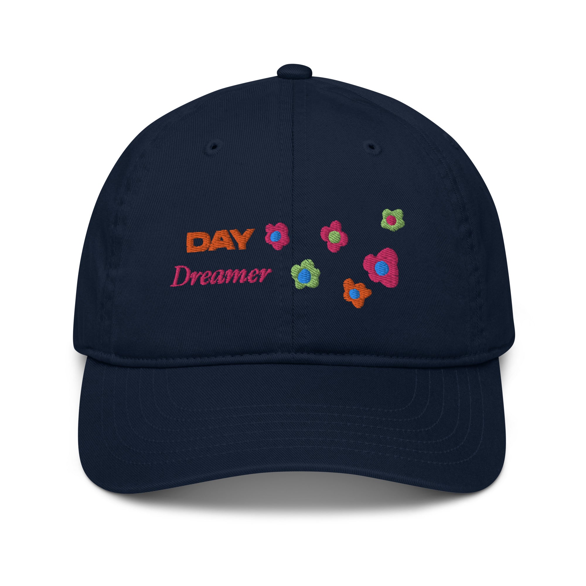 Women’s Blue / Pink / Purple Day Dreamer Floral Organic Cotton Dad Hat One Size Formula S7