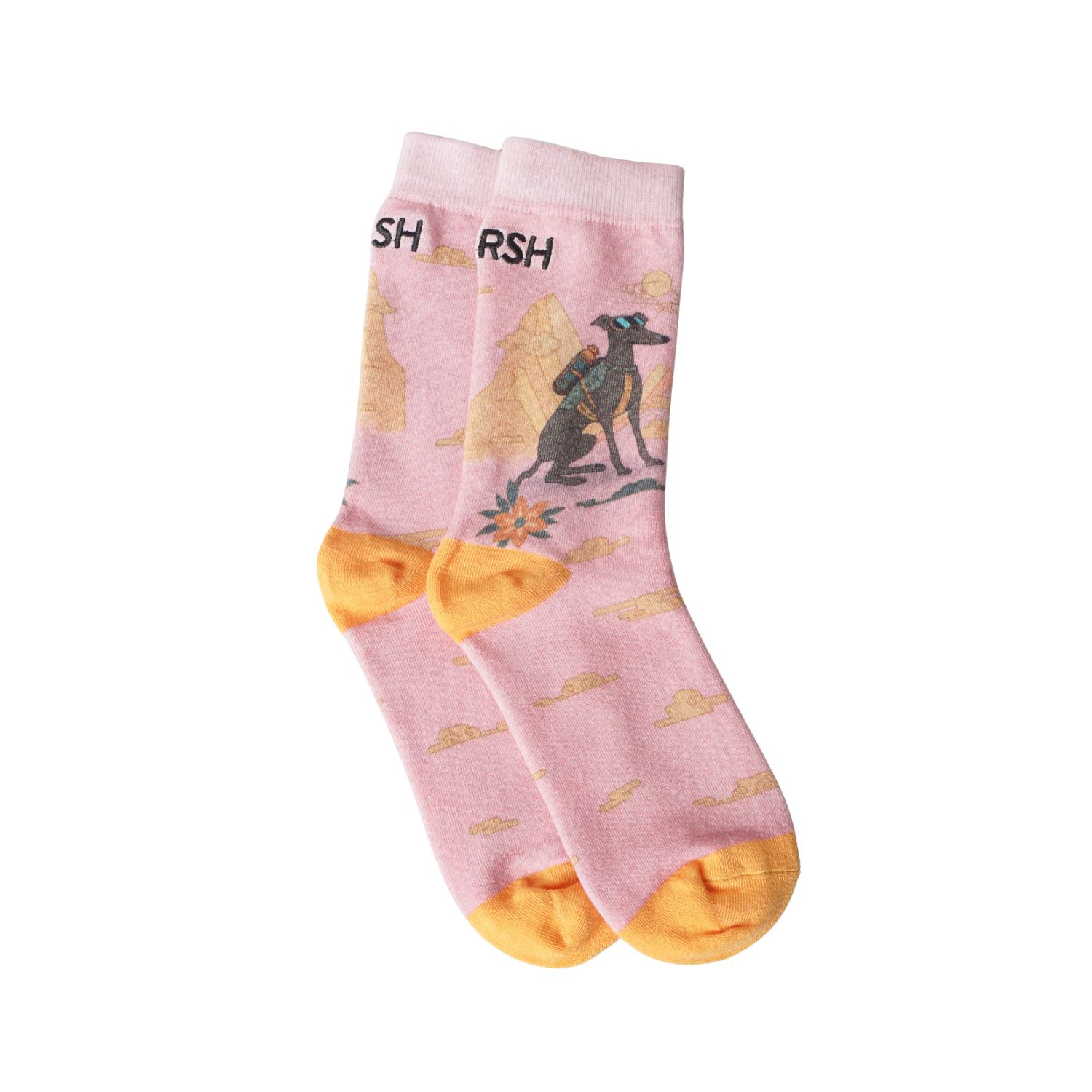 Women&rsquo;s Pink The Hiking Iggy Socks | One Size | Bruno&rsquo;s Shop