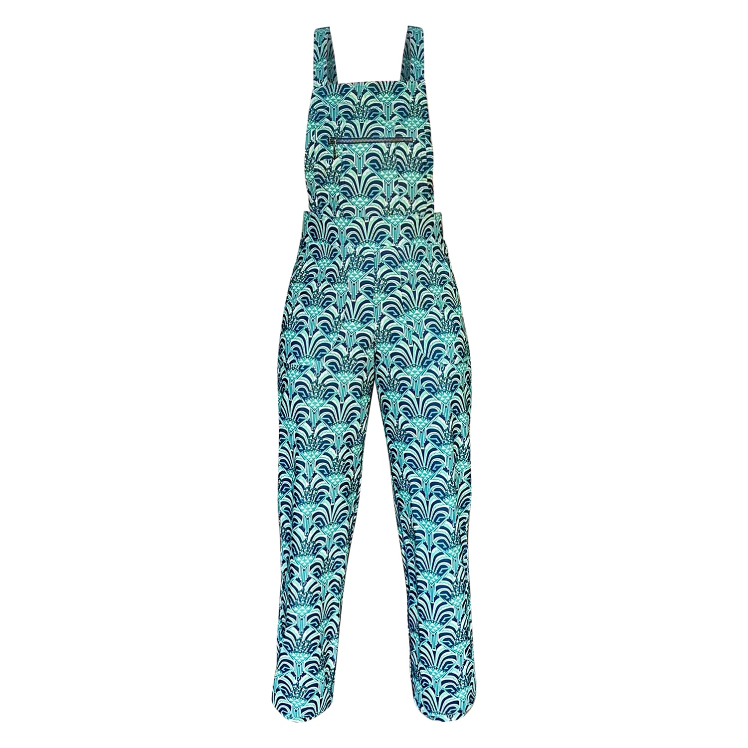 Swaay Women's Black / Green Overall Jumpsuit - Medusa In Black/green