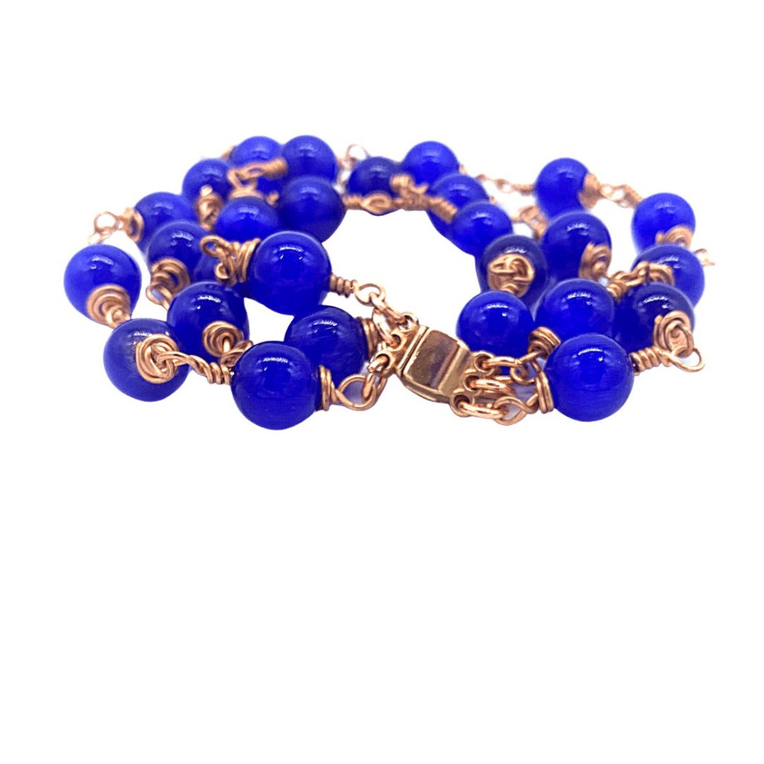 Rejected Hearts Club Women's Blue Azule Socialite Bracelet In Blue