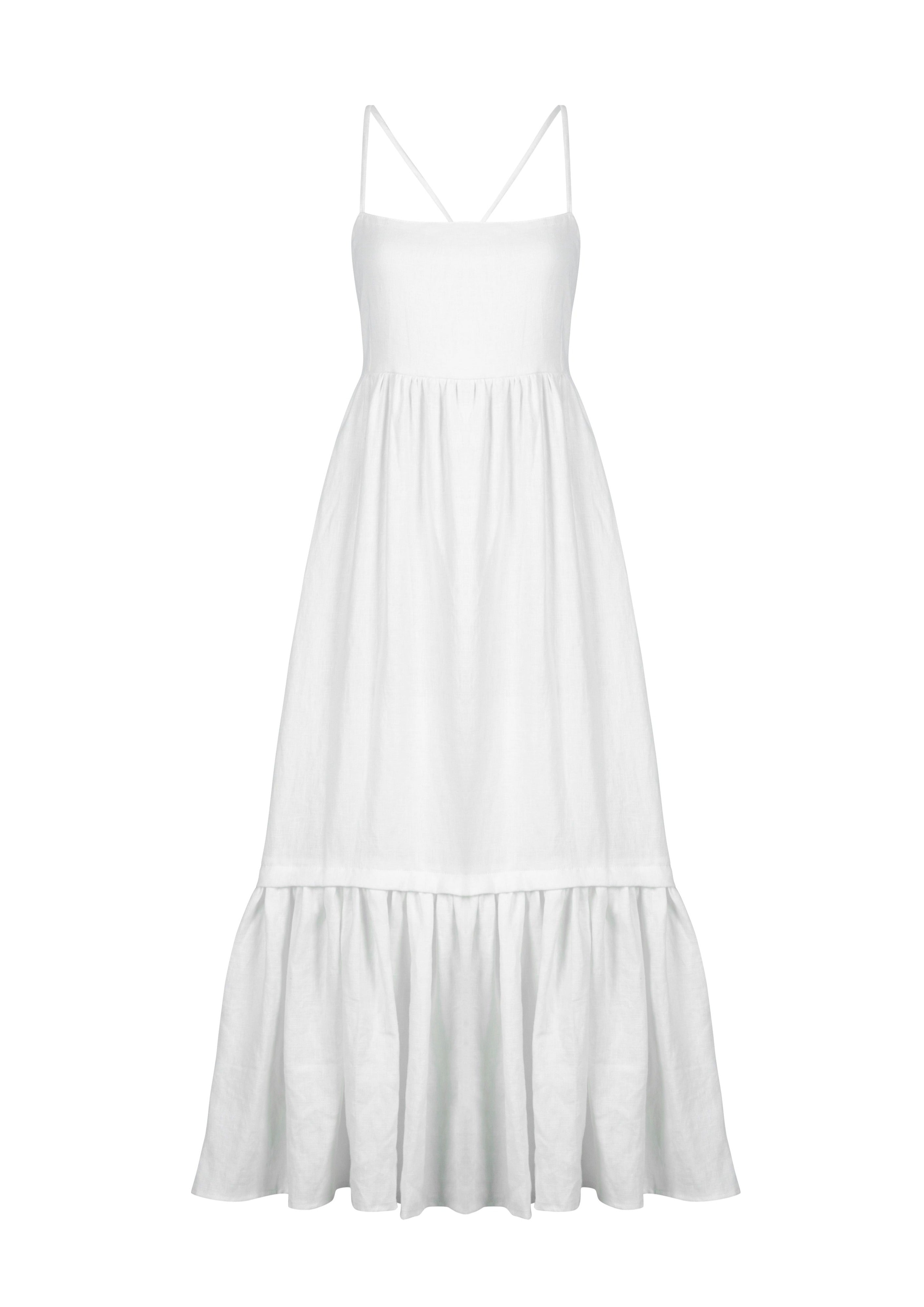 Puka Women's White Bingin Dress
