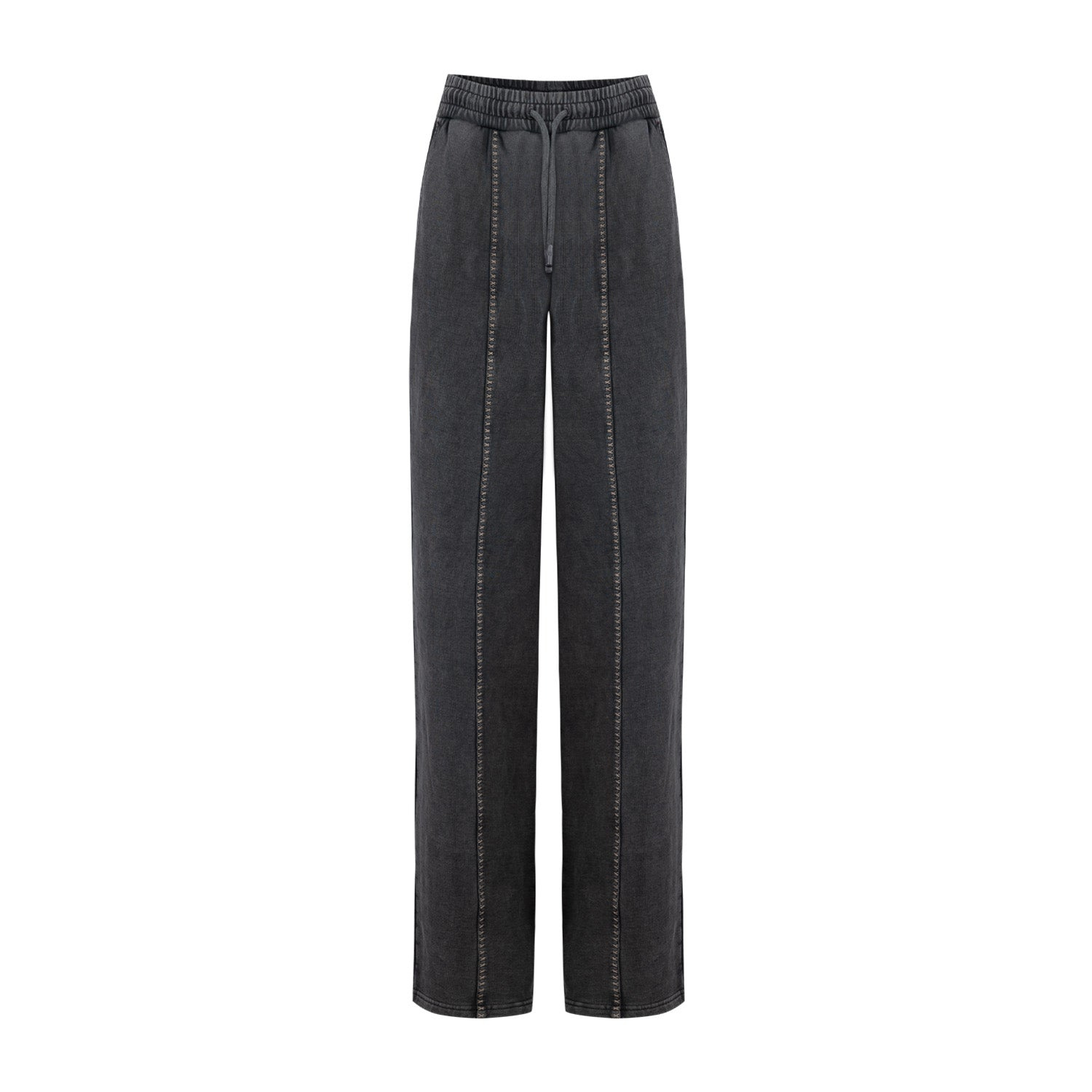 Pcfg Men's Black Your Itch Acid Wash Pant In Black