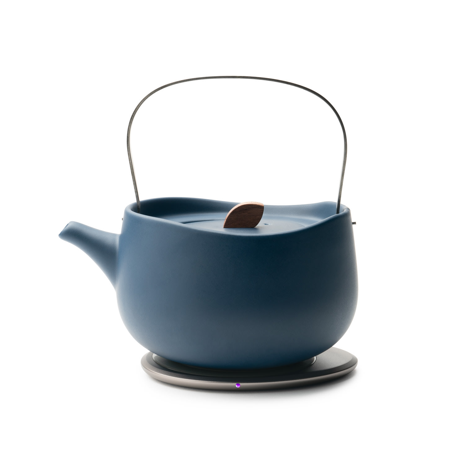 Ohom Blue Leiph Self-heating Teapot Set - Deep Navy