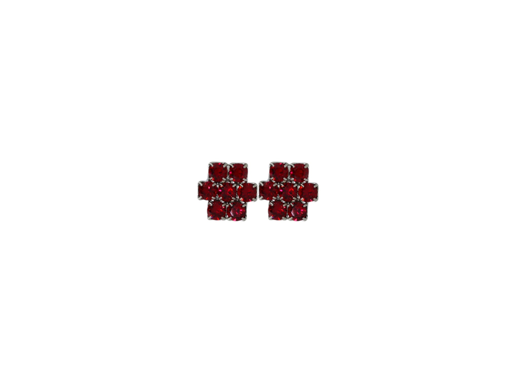 Vickisarge Women's The Red Hive Earrings In Platinum - Pierced