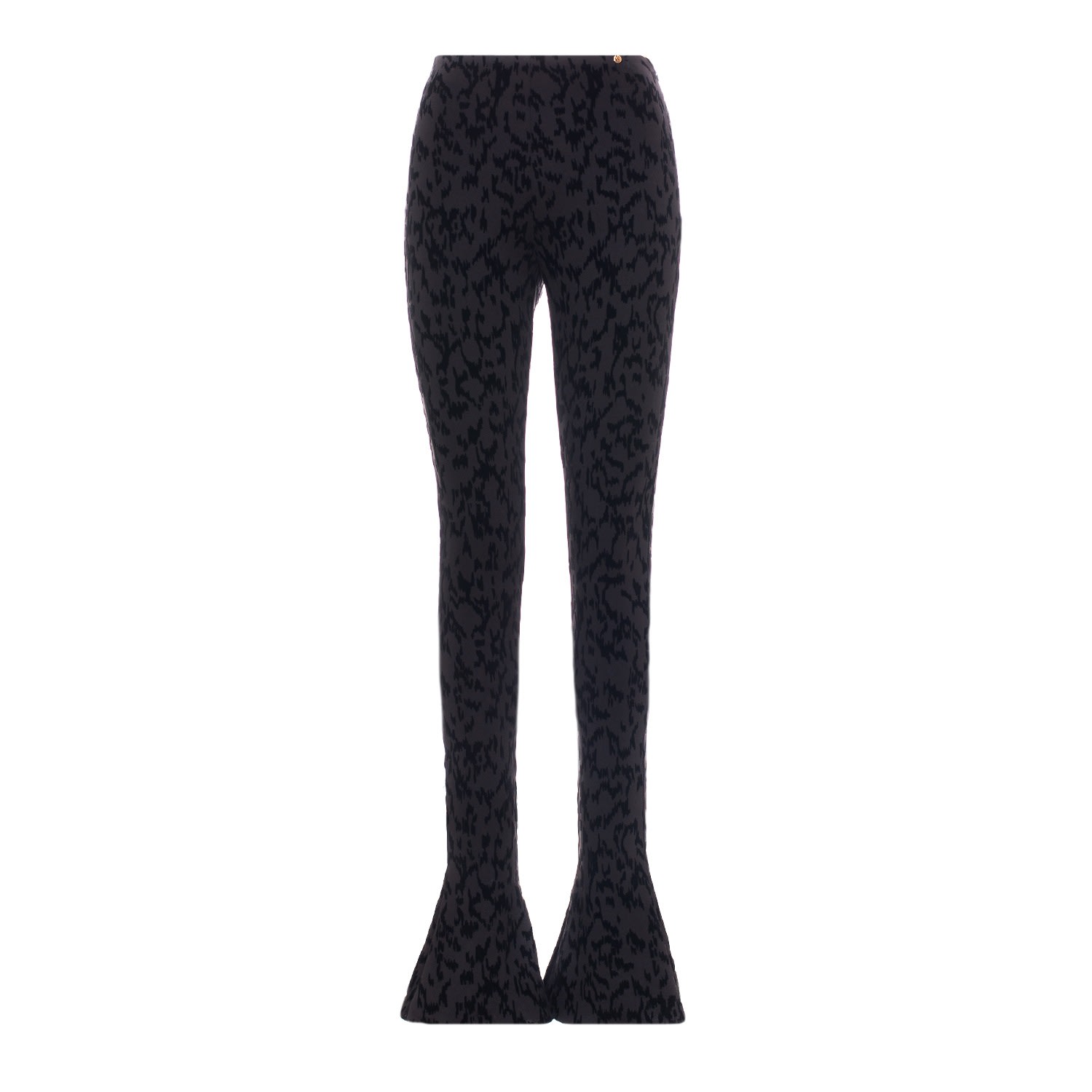 Women’s Black High Rise Flared Pants Small Nissa