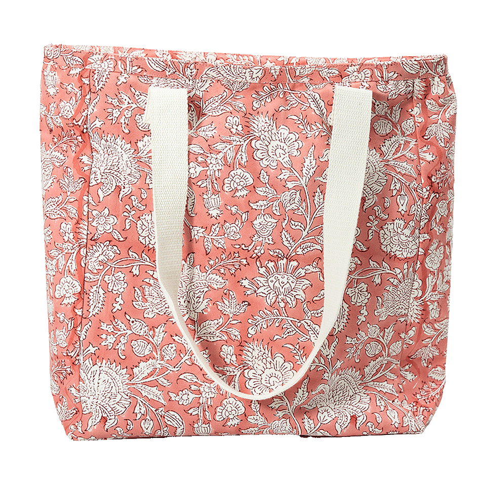 Women’s Pink / Purple / White Pink Blush Cotton Canvas Tote Bag Kaapus Co.