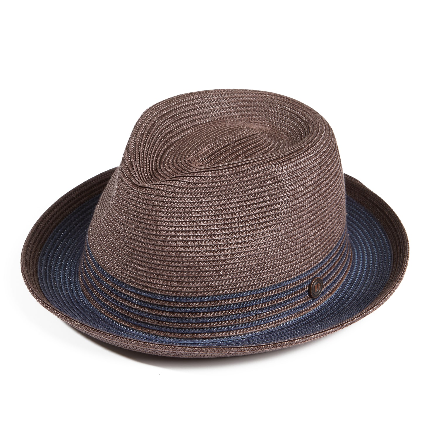 Dasmarca Hats Dasmarca Jordan Brown And Blue Two Tone Summer Crushable Hat Packable Hat For Men In Brown