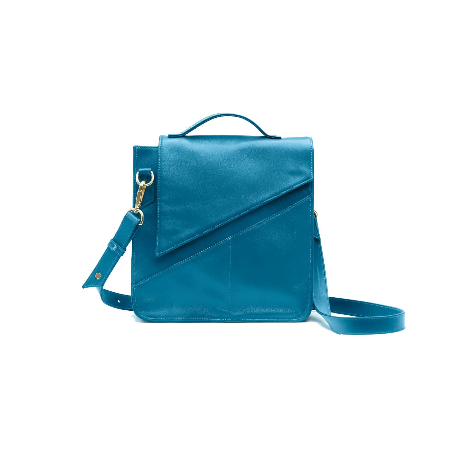 blue crossbody purse