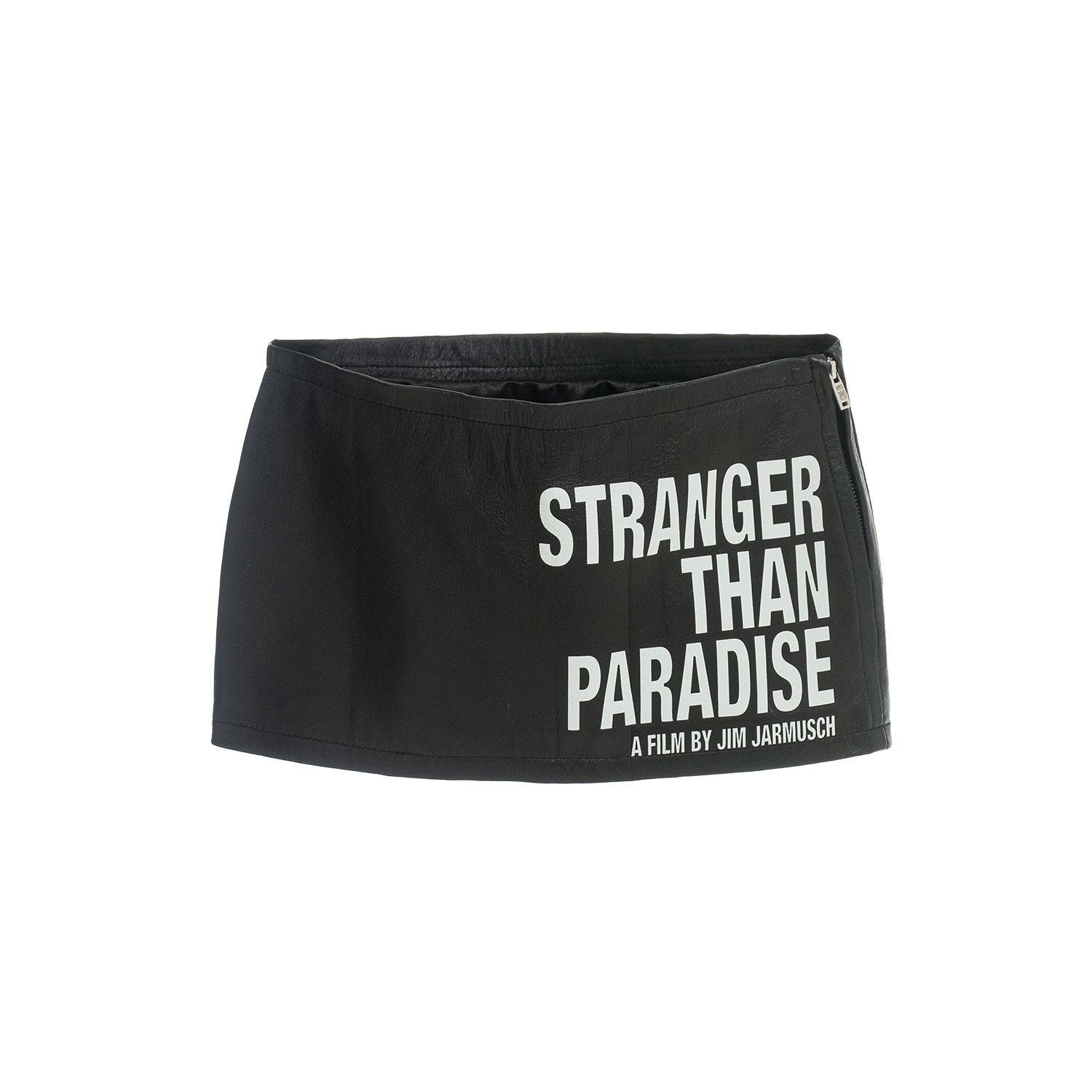 Come On Women's Black Stranger Leather Mini Skirt In Black