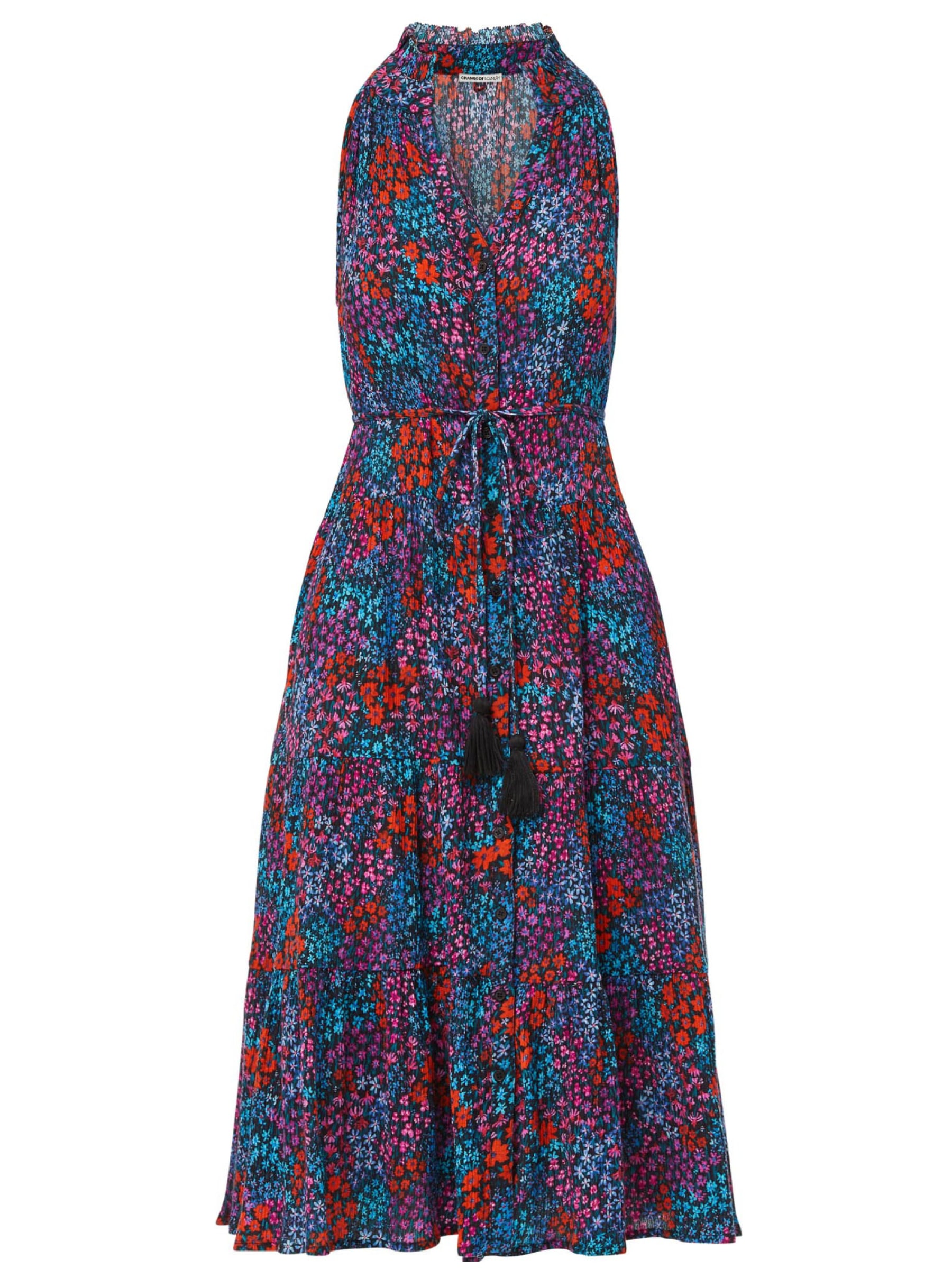 Change Of Scenery Women's Pink / Purple / Blue Tracy Dress In Bloom In Multi