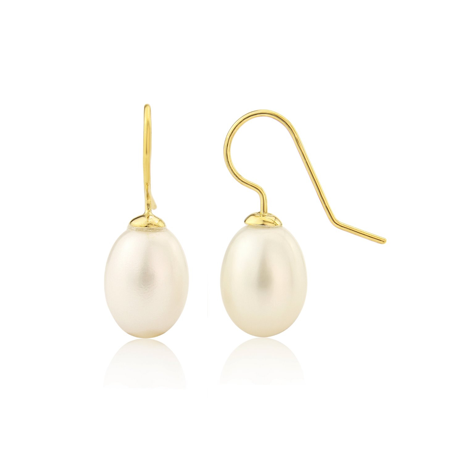 Women’s White / Pink / Purple Gloucester White Freshwater Pearl & Gold Vermeil Drop Earrings Auree Jewellery