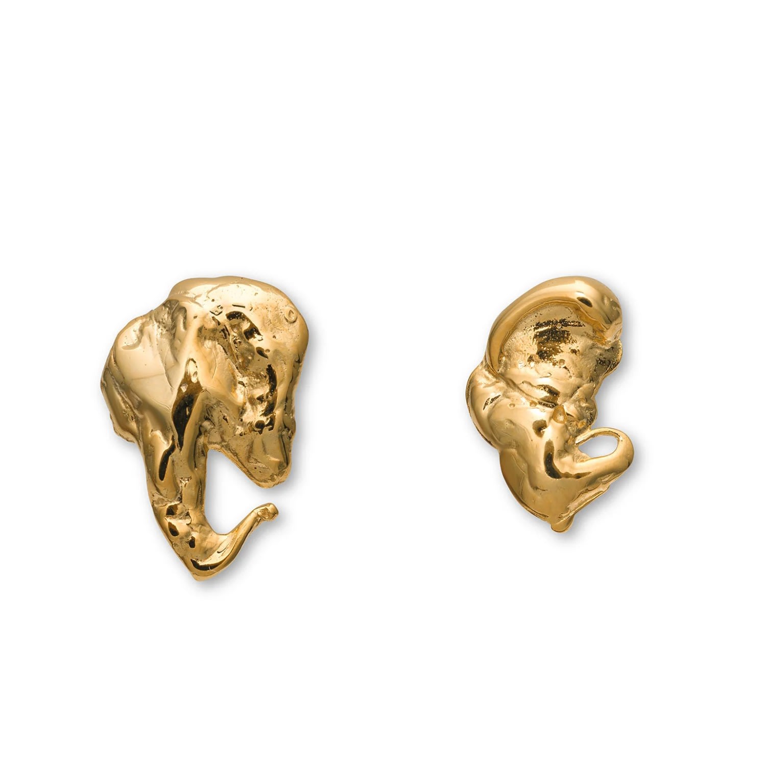 Eva Remenyi Women's Euphoria Elephant Earrings Gold
