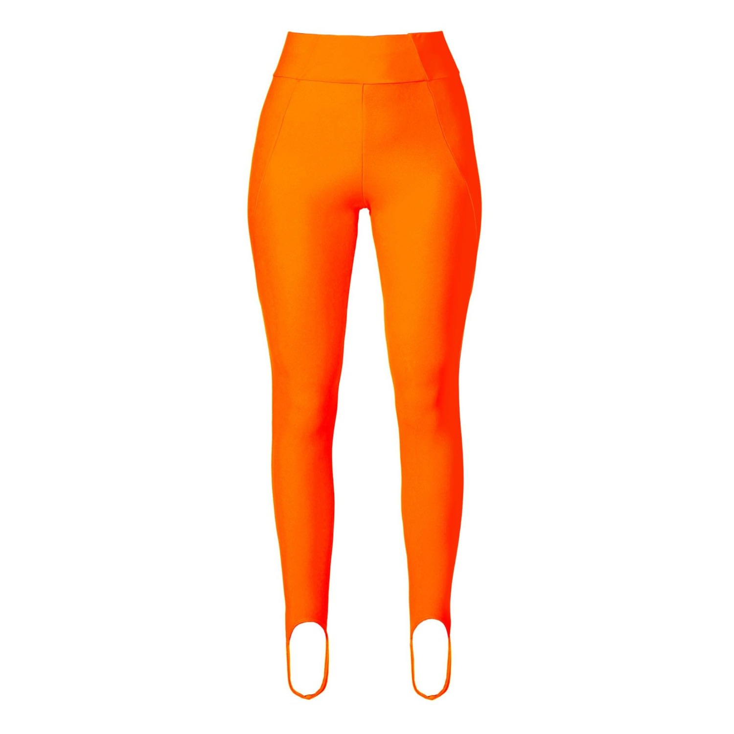 Aggi By Halewski Leggings Gia Neon Orange In Yellow/orange
