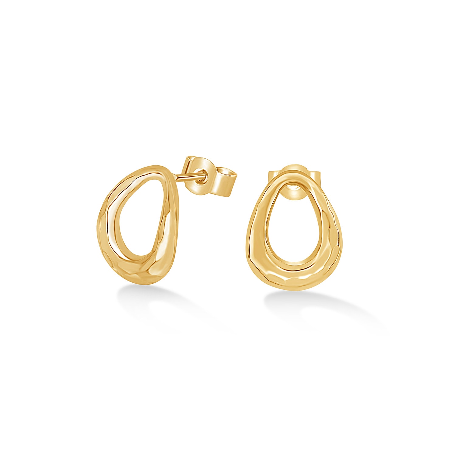 Dower & Hall Women's Large Entwined Studs In Gold Vermeil In Gold