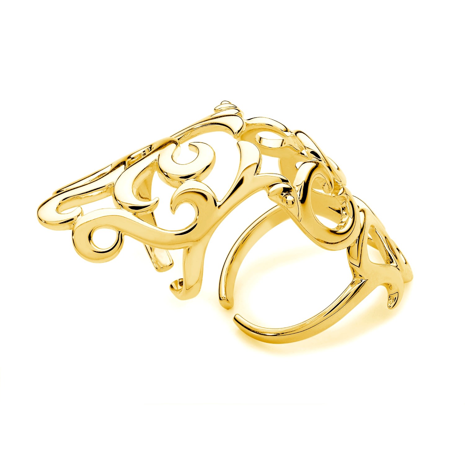 Lucy Quartermaine Women's Elements Armour Ring In Gold Vermeil