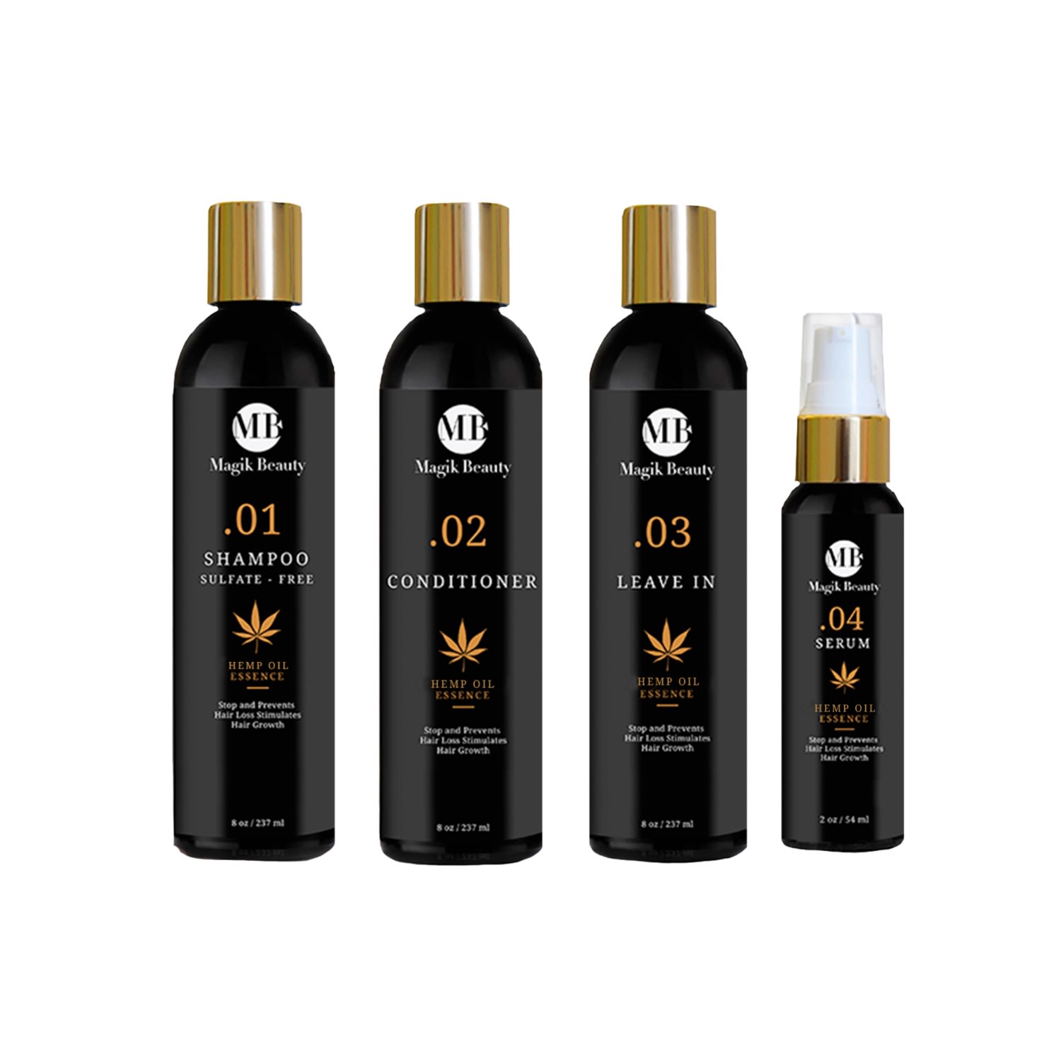 Black Mb Hemp Essence Oil Kit Magik Beauty