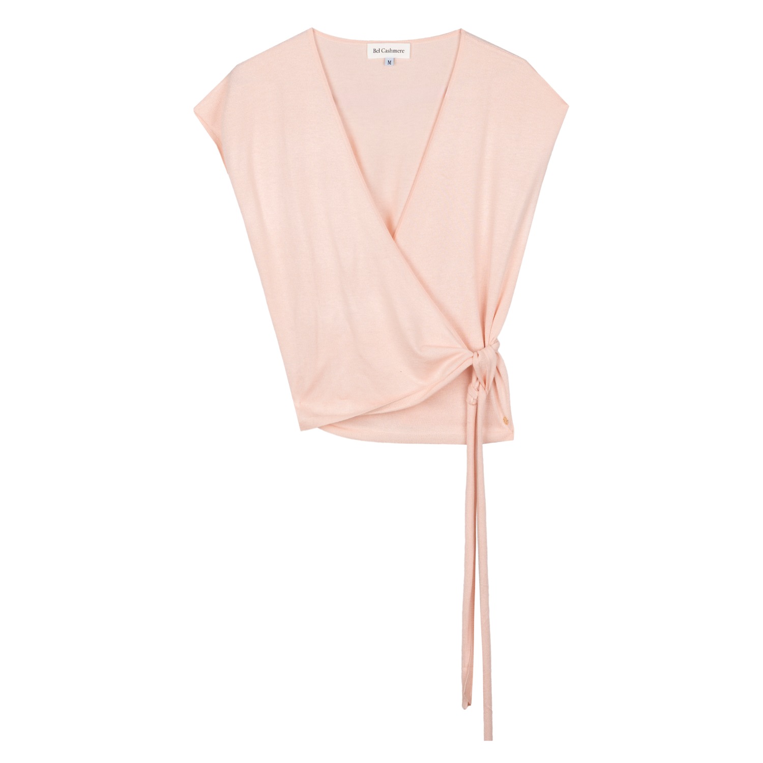 Women's Mykonos Silk And Cashmere Top Pink | Large | Bel Cashmere