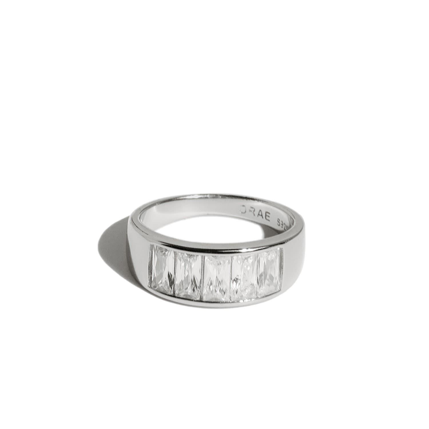 Drae Collection Women's Luna Ring Silver